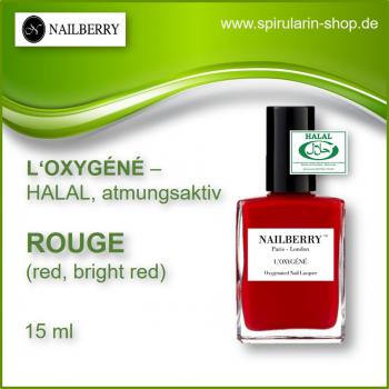 NAILBERRY L'Oxygéné "Rouge" | atmungsaktiv, HALAL