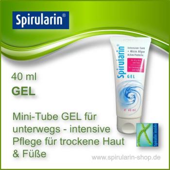 Spirularin GEL Mini-Tube für trockene Haut und Füße