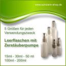 Leerflaschen inkl. Pumpzerstäuber 15|30|50|100 ml